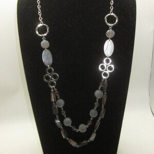 Lia Sophia Silver Tone Necklace